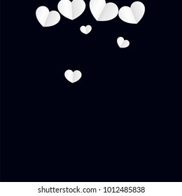 Hearts Confetti Background. St. Valentine's Day pattern.   Romantic Scattered Hearts Texture. Love. Sweet Moment. Vector Illustration.

 Design for Weddings, Anniversary, Mother's Day. 
