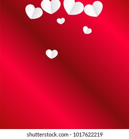 Hearts Confetti Background. St. Valentine's Day pattern.   Romantic Scattered Hearts Texture. Love. Sweet Moment. Vector Illustration.

 Element of Design for Cards, Banners, Posters, Flyers. 
