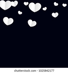 Hearts Confetti Background. St. Valentine's Day pattern. Romantic Scattered Hearts Wallpaper. Love. Sweet Moment. Vector Illustration.
Element of Design for Cards, Banners, Posters, Flyers. 