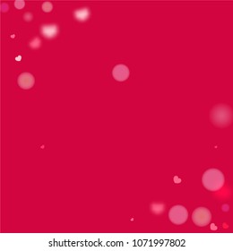 Hearts Confetti Background. St. Valentine's Day pattern.   Romantic Scattered Hearts Wallpaper. Love. Light, Bokhe, Magic Clouds, Moments.

 Element of Design for Cards, Banners, Posters, Flyers. 
