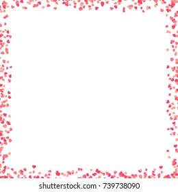 Hearts confetti background/texture, colourful random hearts,Valentine`s Day greeting card background, Love congratulations, Wedding invitations
