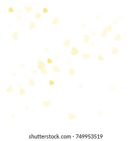 Hearts Confetti, bright colorful background, cute and fun decoration. Vector illustration for celebration, party, carnival, festive holiday and Your project.