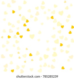 Hearts Confetti, bright colorful background, cute and fun decoration. Vector illustration for celebration, party, carnival, festive holiday and Your project.