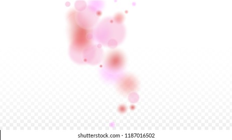 Hearts Confetti Falling Background. St. Valentine's Day pattern. Romantic Scattered Hearts Wallpaper. Love. Sweet Moment. Gift. Cute Element of Design for Birthday Party.