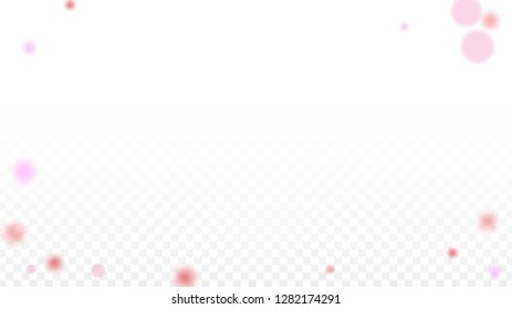 Hearts Confetti Falling Background. St. Valentine's Day pattern. Romantic Scattered Hearts Design Element. Vector Illustration. Cute Element of Design for Banners.