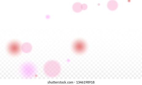 Hearts Confetti Falling Background. St. Valentine's Day pattern. Romantic Scattered Hearts Texture. Love. Sweet Moment. Gift. Cute Element of Design for Birthday Party.
