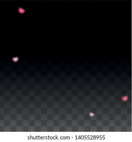 Hearts Confetti Falling Background. St. Valentine's Day pattern. Romantic Scattered Hearts Wallpaper. Love. Sweet Moment. Gift. Cute Element of Design for Anniversary.