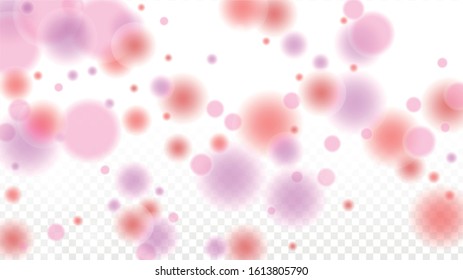 Hearts Confetti Falling Background. St. Valentine's Day pattern. Romantic Scattered Hearts Design Element. Vector Illustration. Cute Element of Design for Posters.