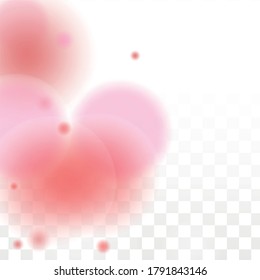Hearts Confetti Falling Background. St. Valentine's Day pattern. Romantic Scattered Hearts Wallpaper. Vector Illustration. Cute Element of Design for Banners.