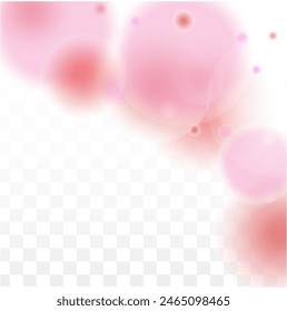 Hearts Confetti Falling Background. St. Valentine's Day pattern. Romantic Scattered Hearts Texture. Vector Illustration. Cute Element of Design for Flyers.