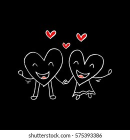 Hearts couple
