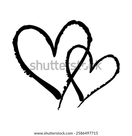 hearts crack vector art illustrations 