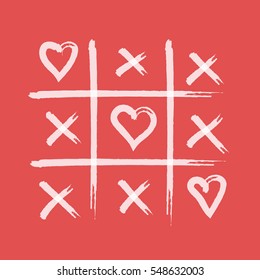 hearts and crosses
