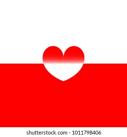 Hearts Design Background. Greeting Card Valentine Day. Vector illustration. Minimalist design.