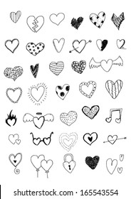 Hearts Doodles