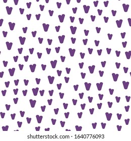 Hearts for fabric design. Seamless pattern tile. Invitation background. Isolated white background. Happy birthday banner. Cute vector illustration. Vector paper illustration. Vintage style.