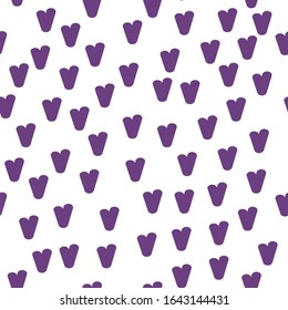 Hearts for fabric design. Seamless pattern tile. Invitation background. Isolated white background. Happy birthday banner. Cute vector illustration. Vector paper illustration. Vintage style.