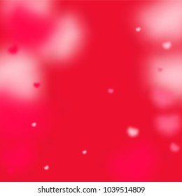 Hearts Falling Background. St. Valentine's Day pattern.   Romantic Scattered Hearts Texture. Love. Light, Bokhe, Magic Clouds, Moments.

 Design for Weddings, Anniversary, Mother's Day. 
