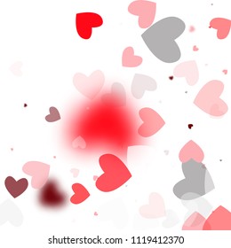 Hearts Falling Down. Illustration with Beautiful Hearts for your Design. Wedding Background for Greeting Card, Invitation or Banner.
Vector illustration.