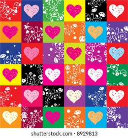 hearts & flowers