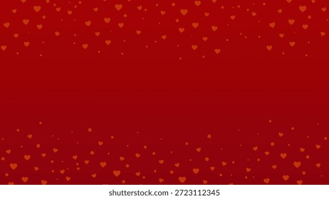 Fundo vermelho do quadro do coração. Para banner, cartão de saudação e folheto etc.