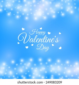 Hearts frame Valentine's day vector background
