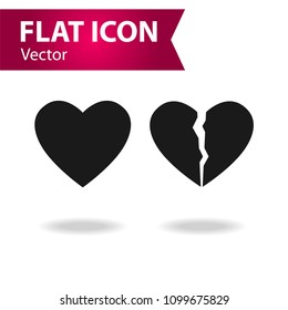 Hearts ftat icons.