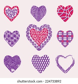 Hearts graphics, vectors, t-shirt graphics, illustration