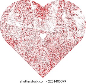 Hearts . Grunge stamps collection.love Shapes for your design.Distressed symbols. Textured Valentine's Day signs.Vector illustration.