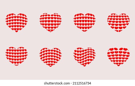 Hearts in the Heart, in various forms