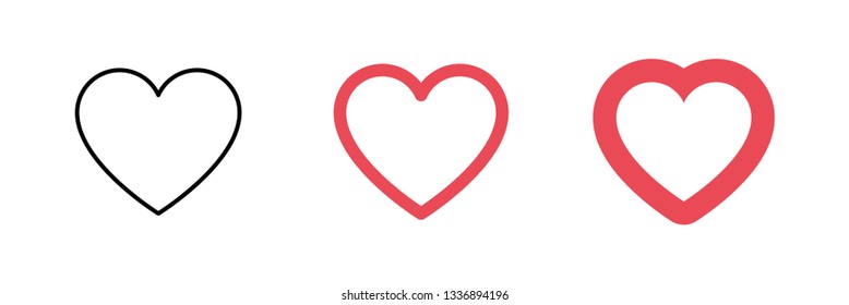 Hearts icon collection