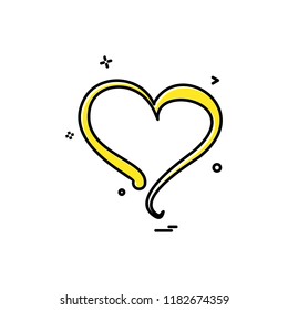 Hearts icon design vector