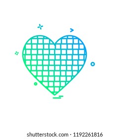 Hearts icon design vector
