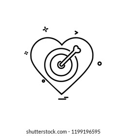 Hearts icon design vector 