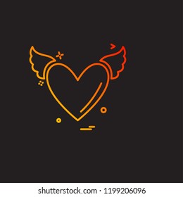 Hearts icon design vector