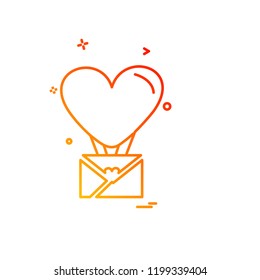 Hearts icon design vector