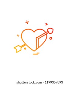 Hearts icon design vector