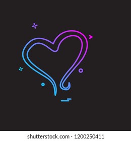 Hearts icon design vector