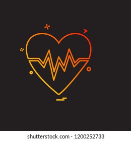Hearts icon design vector