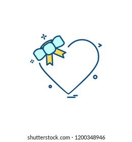 Hearts icon design vector 