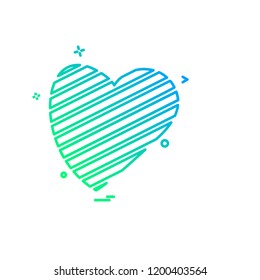 Hearts icon design vector