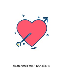 Hearts icon design vector 