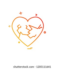 Hearts icon design vector