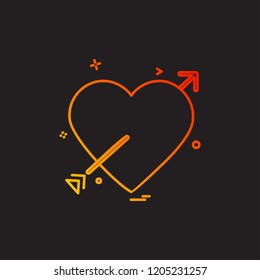 Hearts icon design vector 