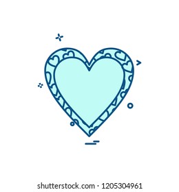 Hearts icon design vector