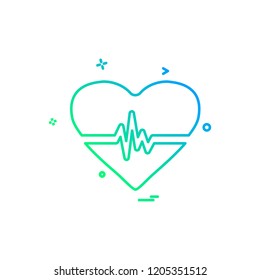Hearts icon design vector 