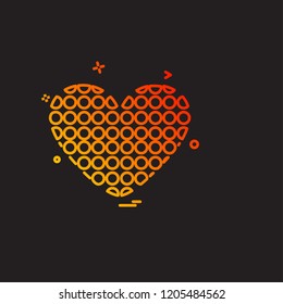 Hearts icon design vector