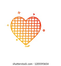 Hearts icon design vector