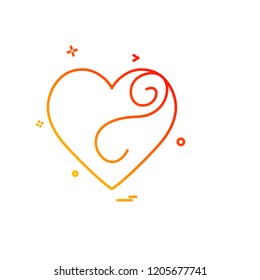 Hearts icon design vector
