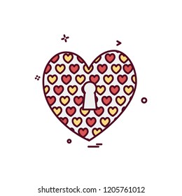 Hearts icon design vector